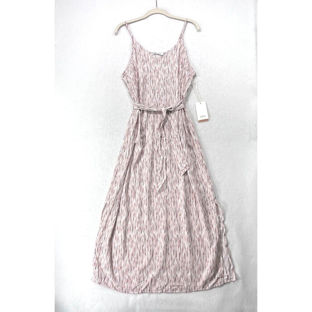 Carve Design Dress Women Medium Cream Midi Macy Madrid Print Coquette Modern